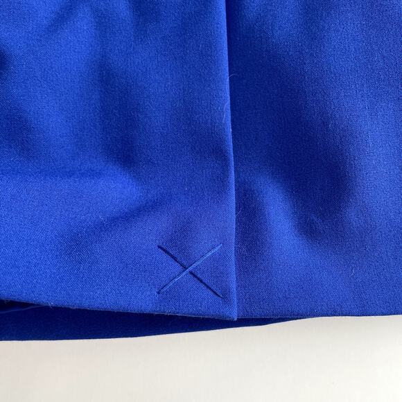 NWT Calvin Klein Sheath Ruffles Dress Size 6 Royal Blue - Picture 11 of 16